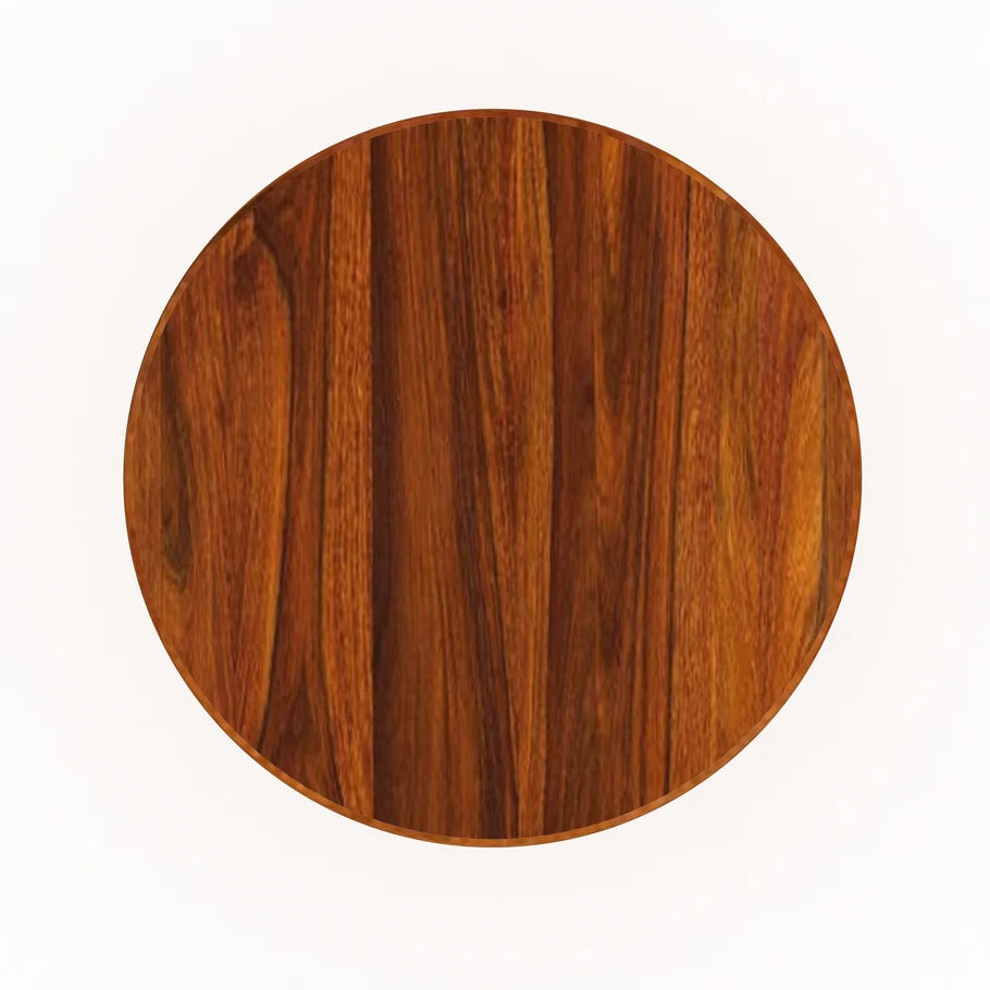 Maurus Oval Solid Sheesham Wood 4 Seater Dining Table - 3 Years Warranty