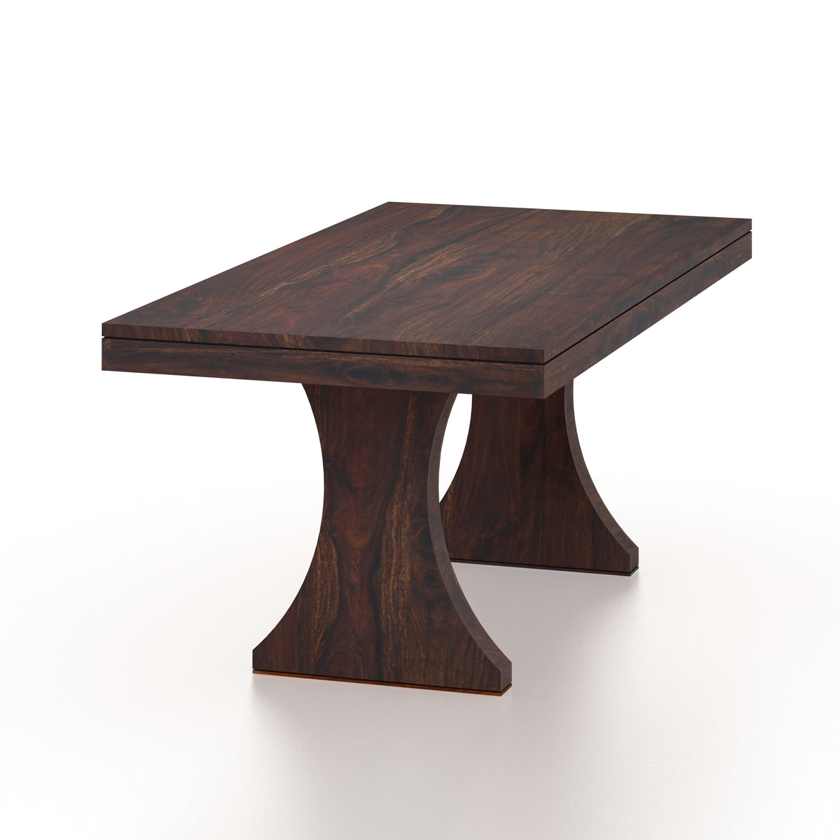 Merin Solid Sheesham Wood 6 Seater Dining Table Set - 3 Years Warranty