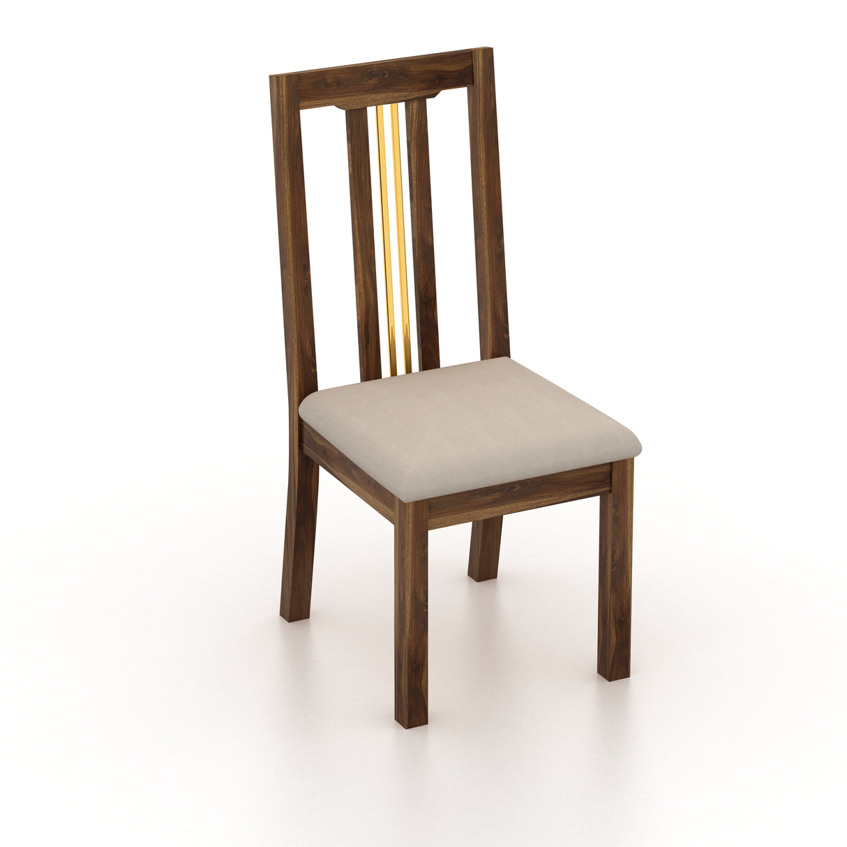 Edin Solid Sheesham Wood Office/Study/Dining Chair - 3 Years Warranty