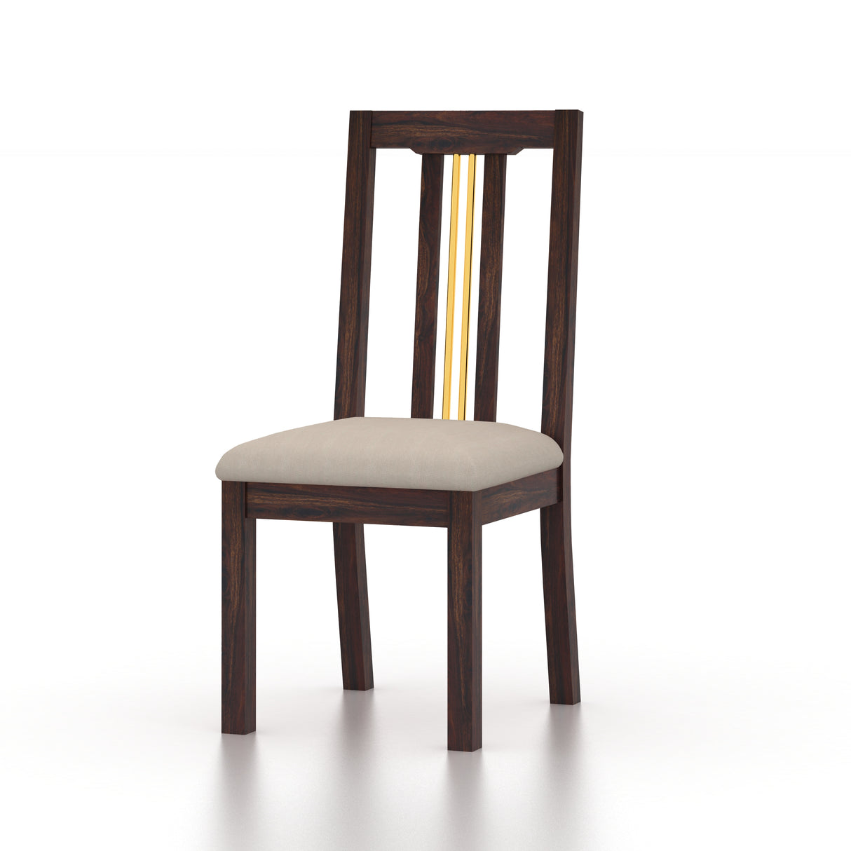 Edin Solid Sheesham Wood Office/Study/Dining Chair - 3 Years Warranty