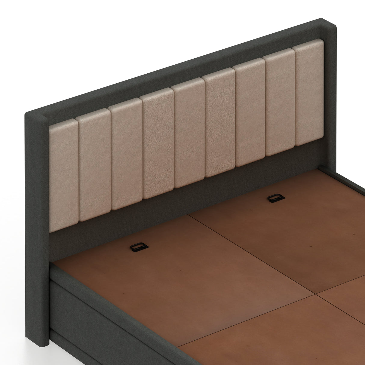 Hyness Upholstered Bed With Box Storage - 12 Months Warranty(LUXE EDITION)