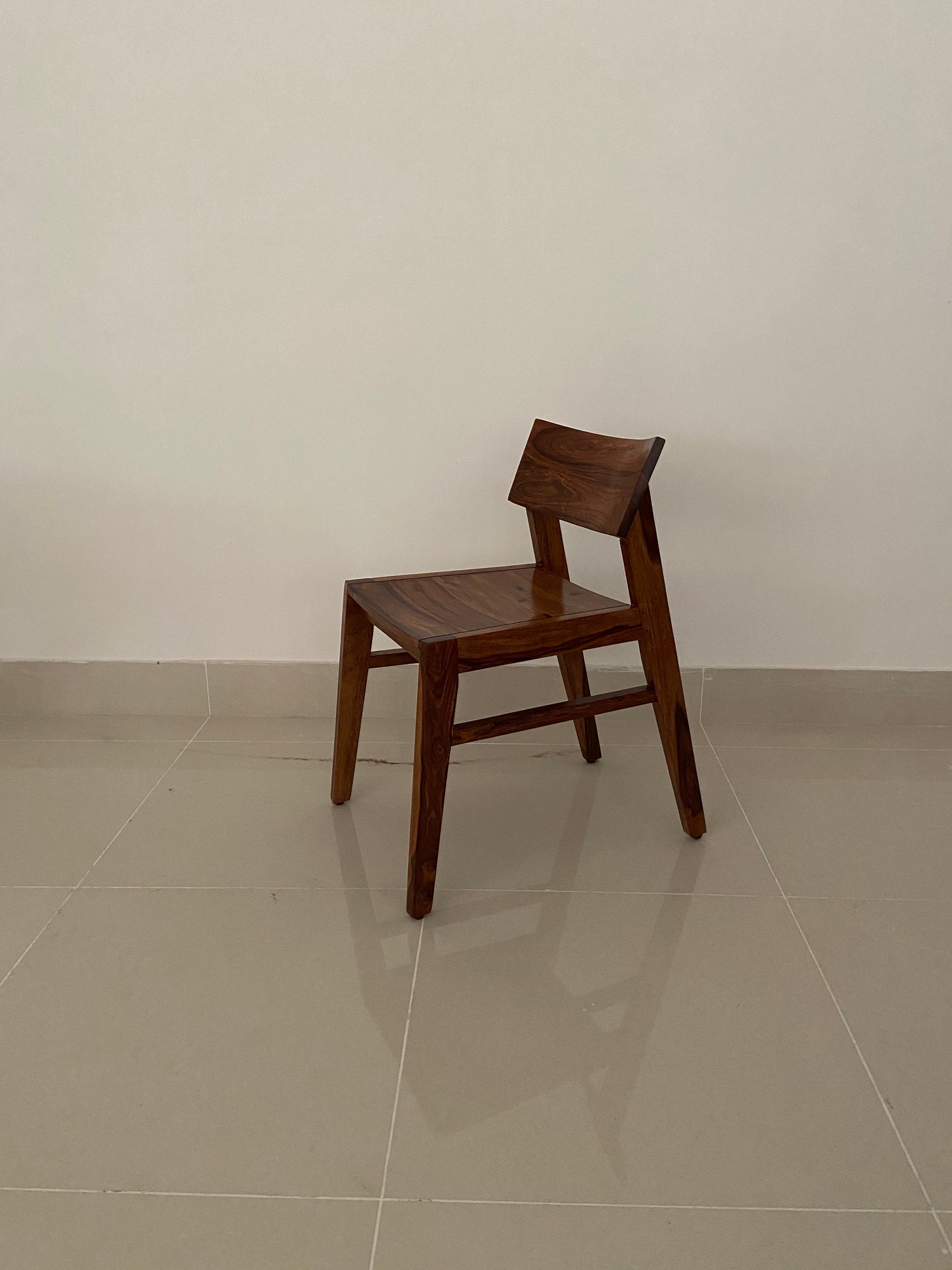 Rio Oval Solid Sheesham Wood 4 Seater Dining Table Set - 3 Years Warranty