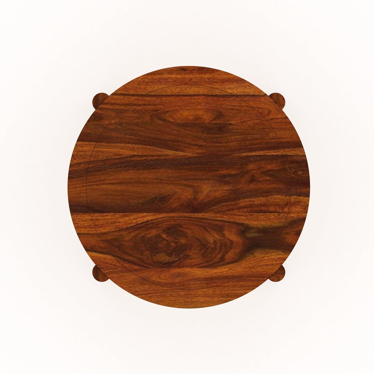 CUBA Solid Sheesham Wood End Table - 3 Years Warranty