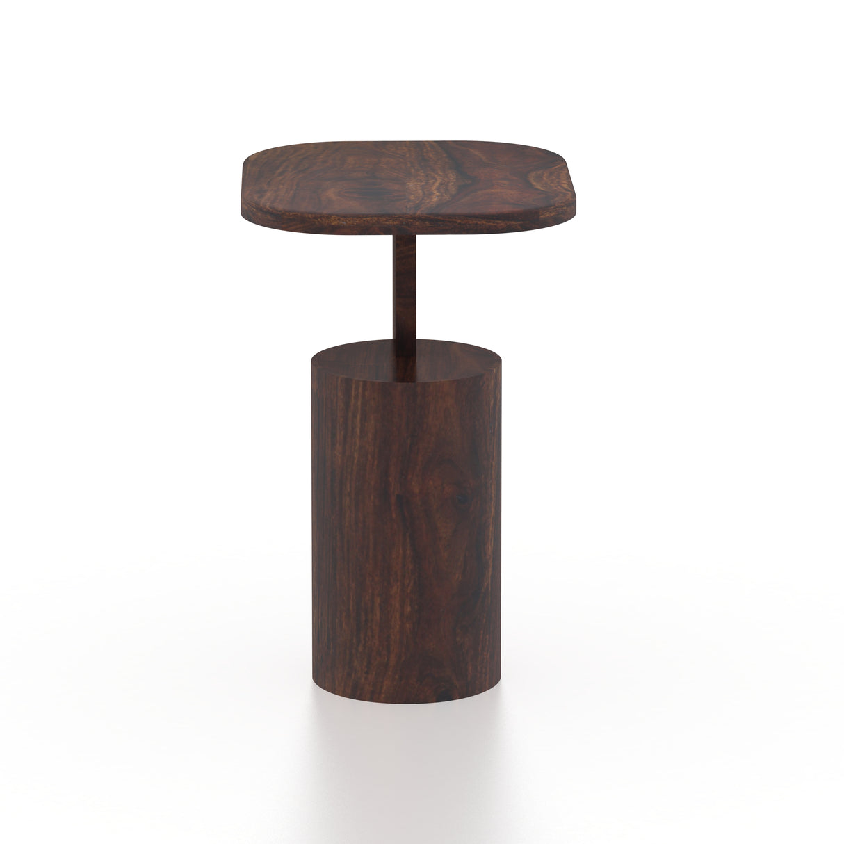 COCO Solid Sheesham Wood End Table - 3 Years Warranty