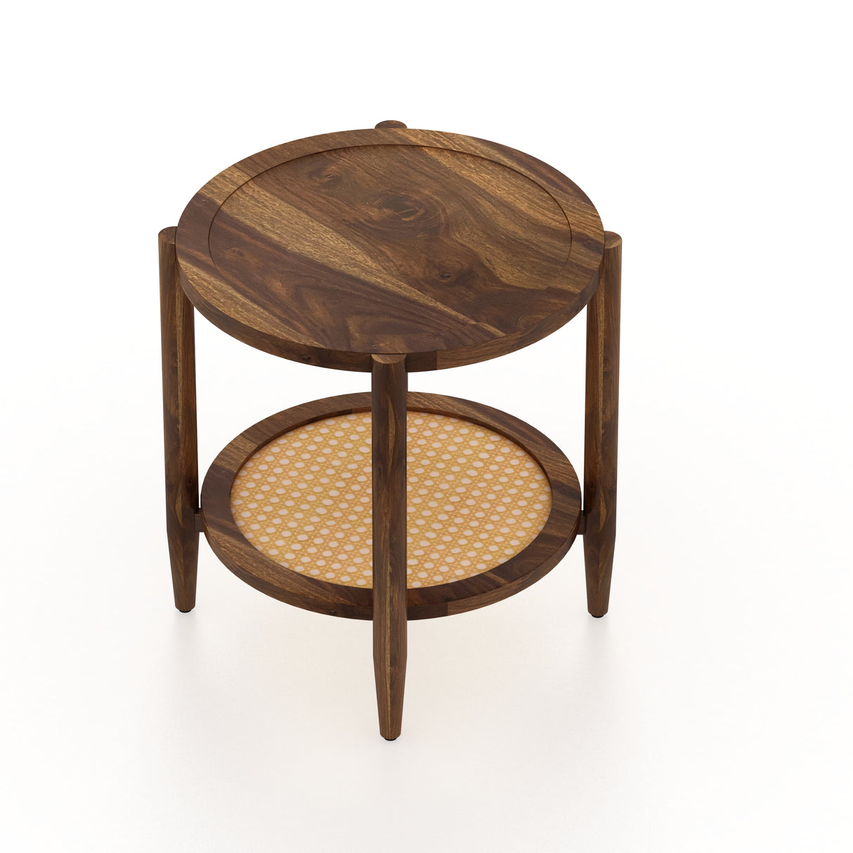 CUBA Solid Sheesham Wood End Table - 3 Years Warranty
