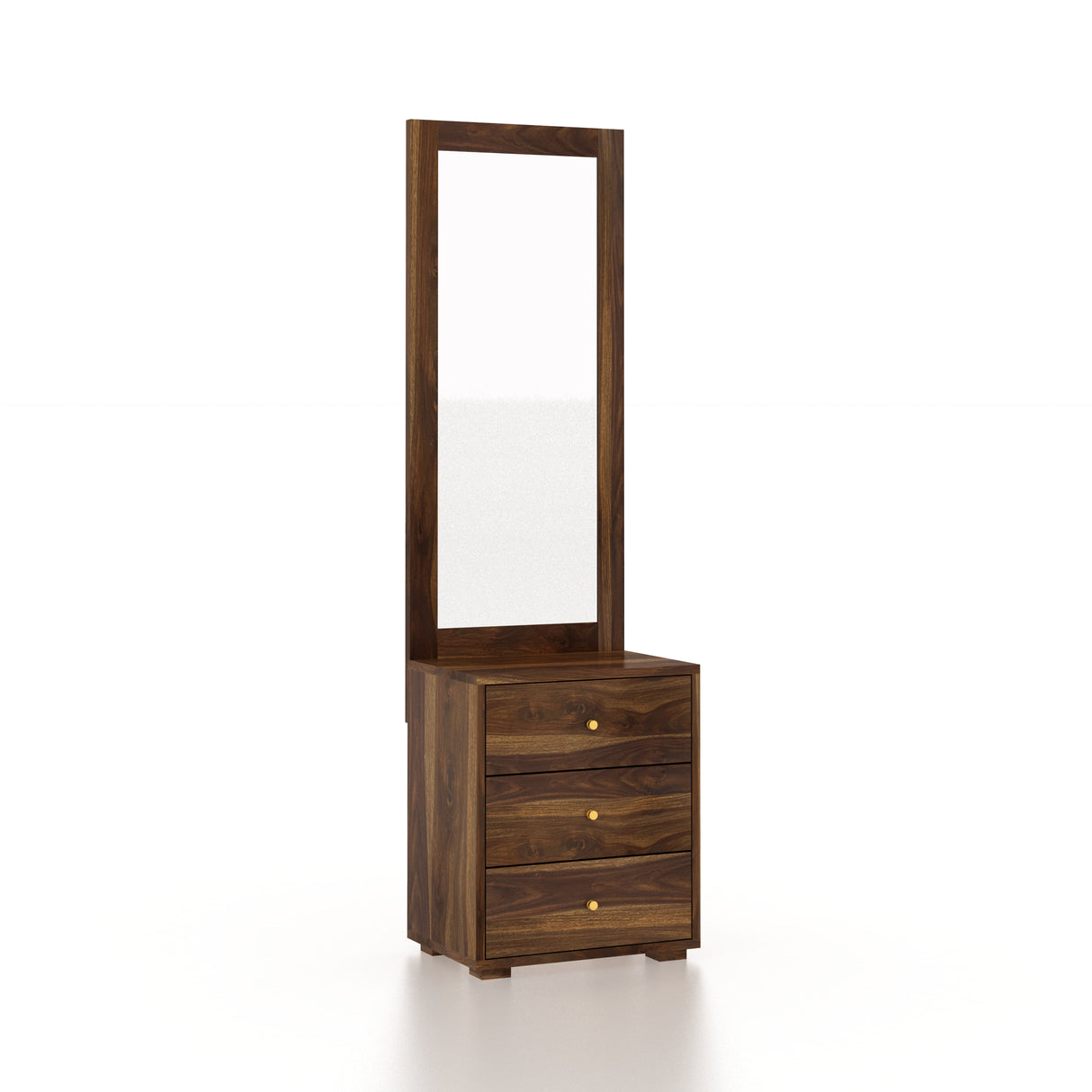 Swiss Solid Sheesham Wood Dressing Table - 3 Years Warranty