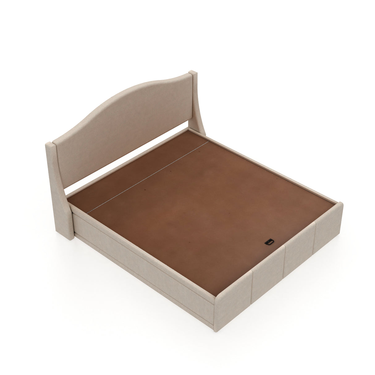 Maron Upholstered Bed With Hydraulic Box Storage - 12 Months Warranty(LUXE EDITION)