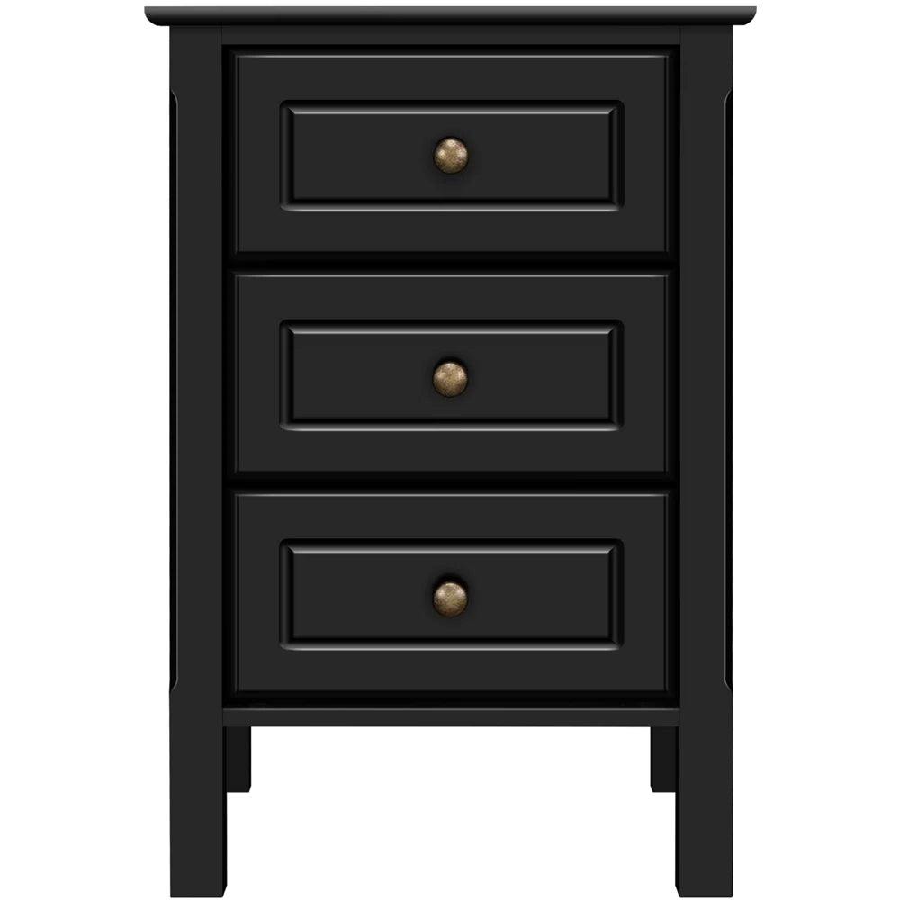 ISAAC Solid Sheesham Wood Bedside Table - 3 Years Warranty (LUXE EDITION)