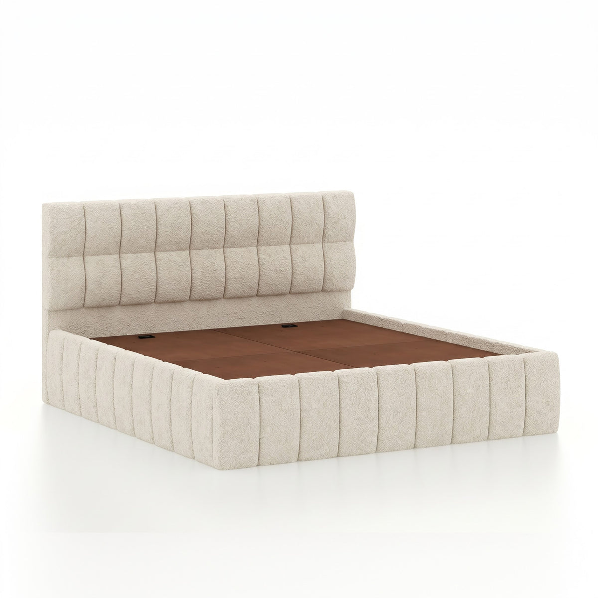 ROSKY Upholstered Bed With Box Storage - 12 Months Warranty(LUXE EDITION)