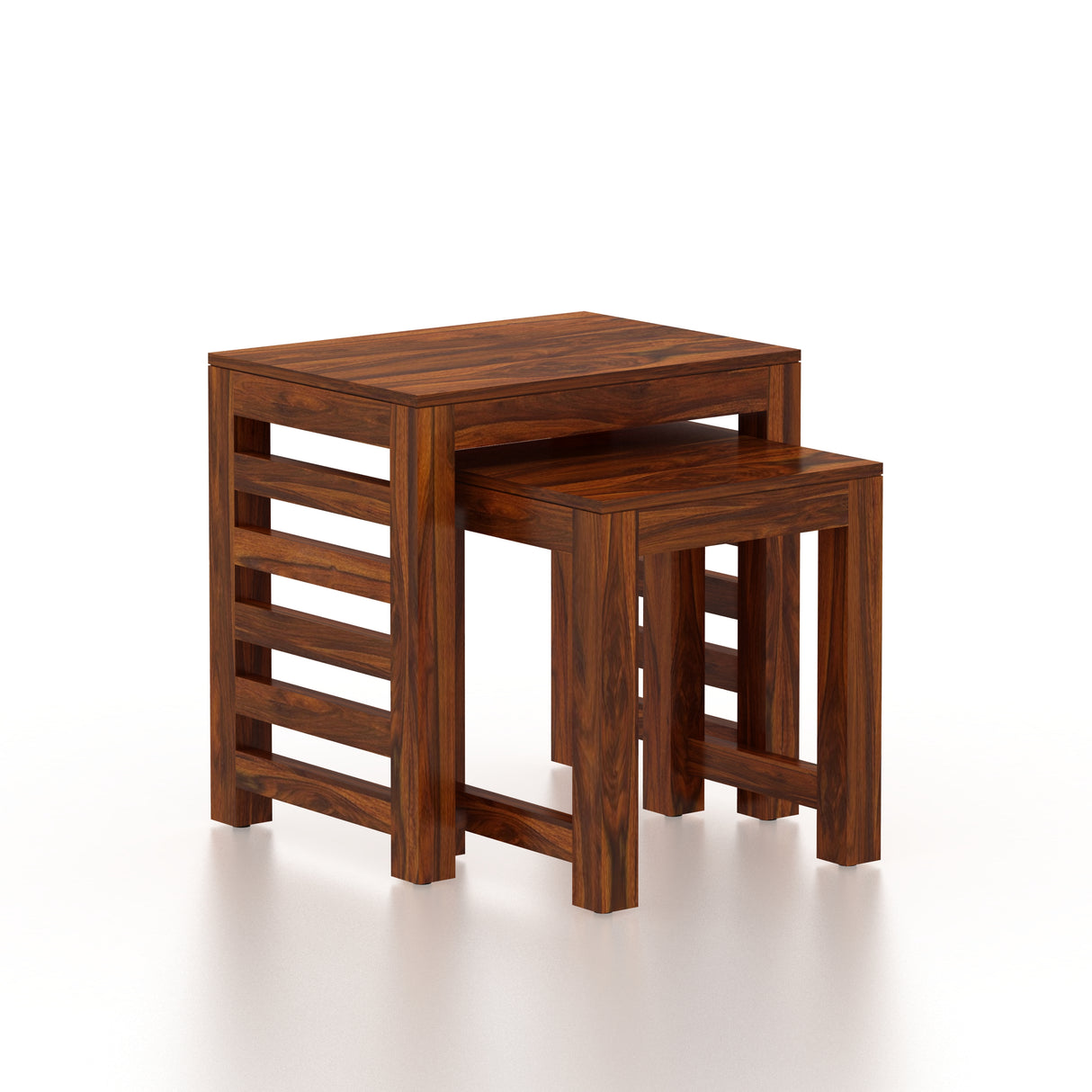 Cairo Solid Sheesham Wood Nesting Stools - 3 Years Warranty