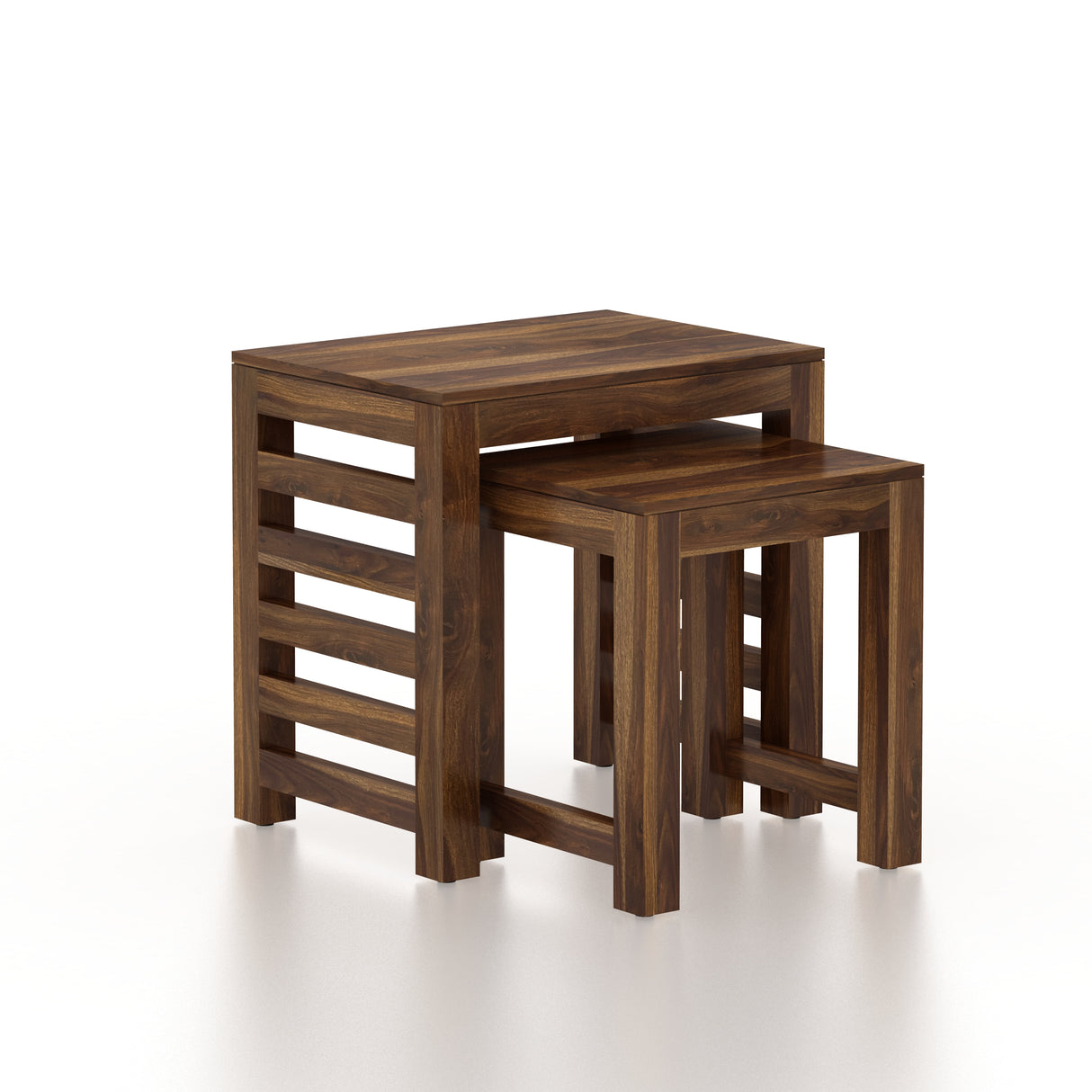 Cairo Solid Sheesham Wood Nesting Stools - 3 Years Warranty