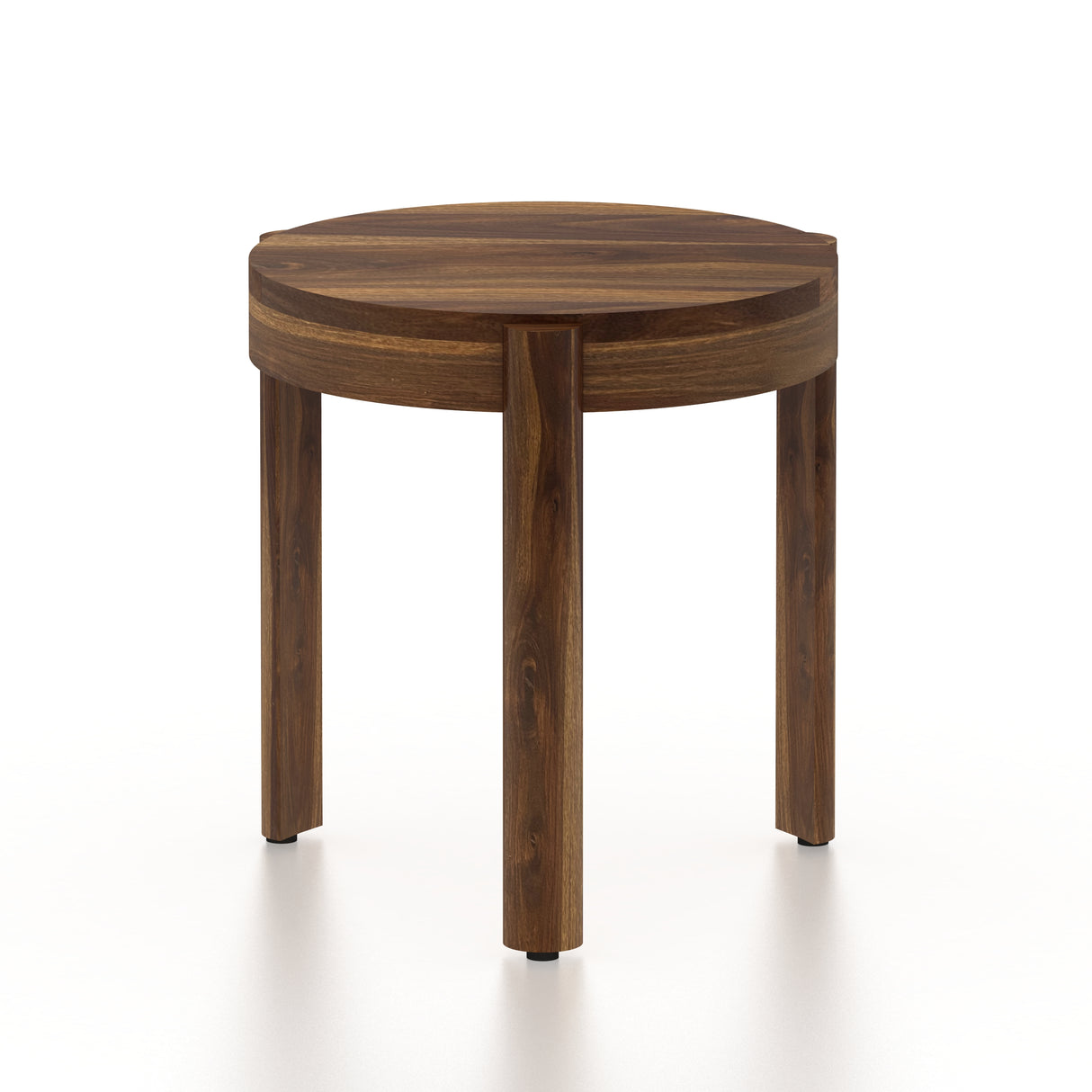 Round Solid Sheesham Wood Nesting Stools - 3 Years Warranty