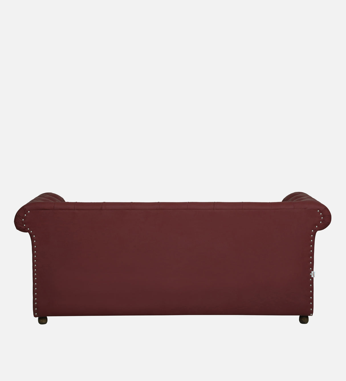 RAJ Three Seater Upholstered Sofa Leatherette - 12 Months Warranty - MAROON