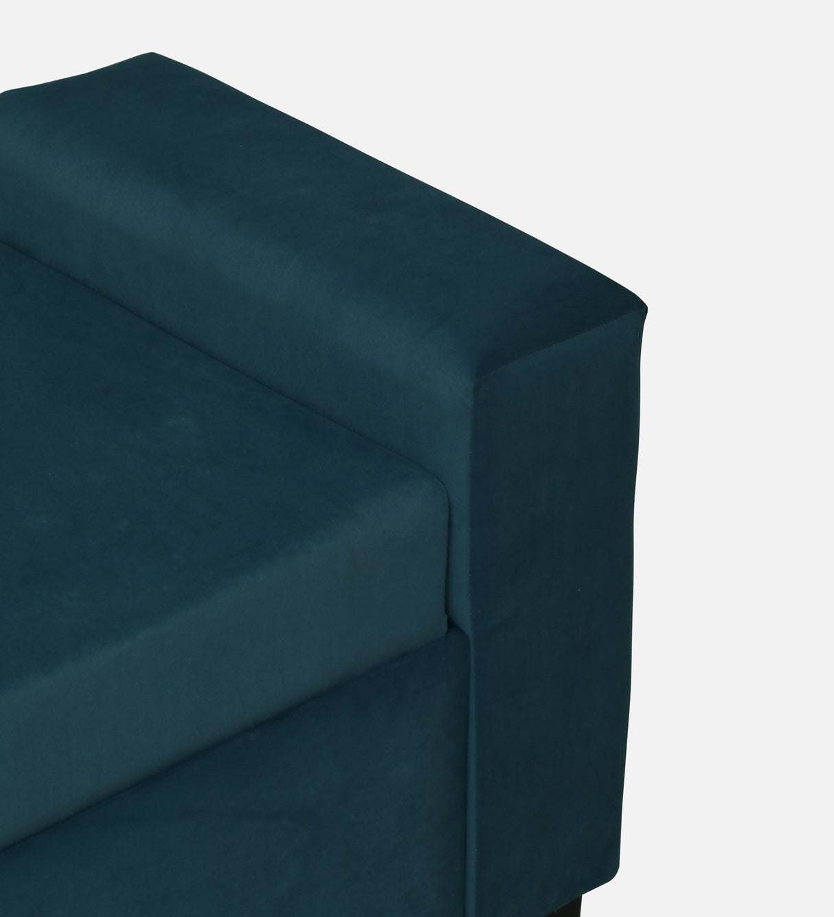 BOLT Upholstered Ottoman Bench With Storage - 12 Months Warranty(Teal Color)