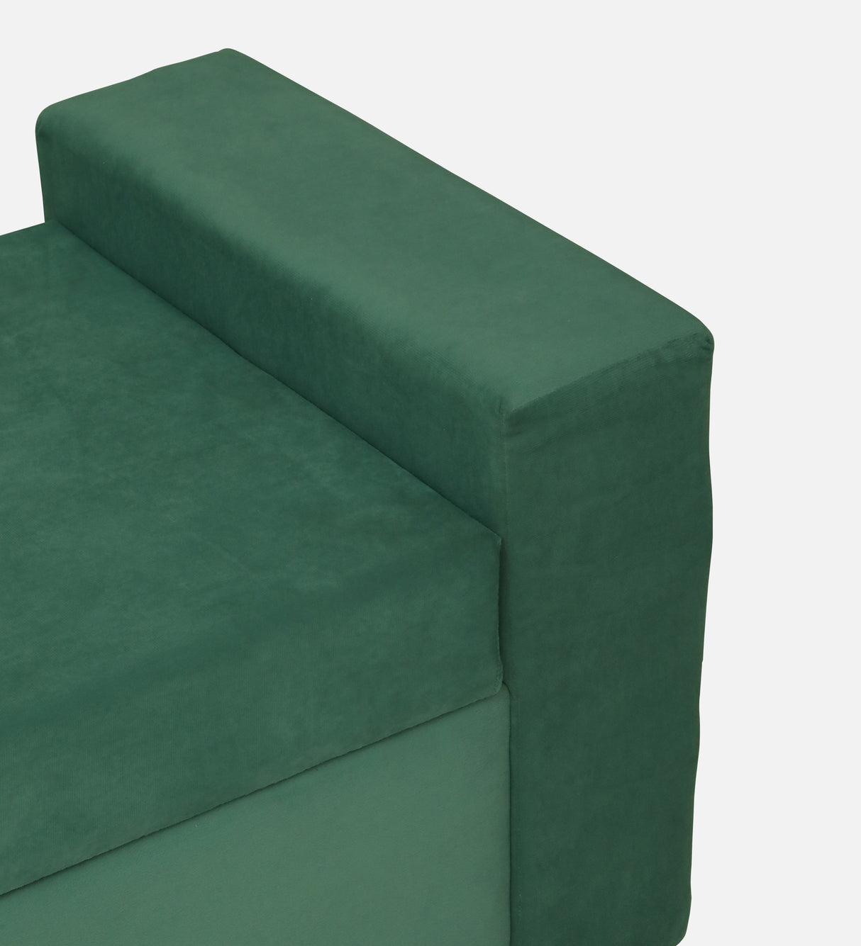 BOLT Upholstered Ottoman Bench With Storage - 12 Months Warranty(Oasis Color)