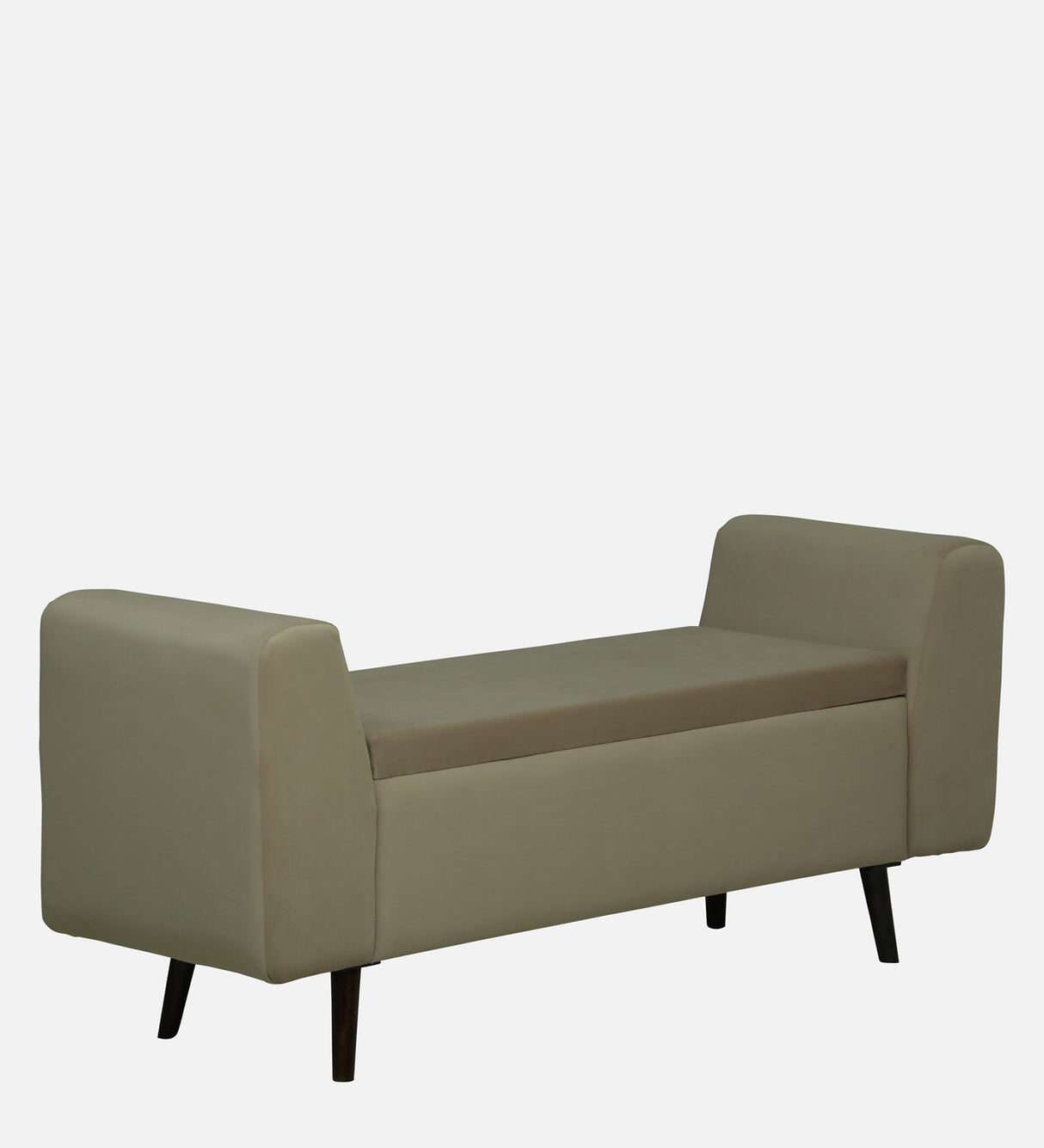 Mayor Upholstered Ottoman Bench With Storage - 12 Months Warranty(Brown)