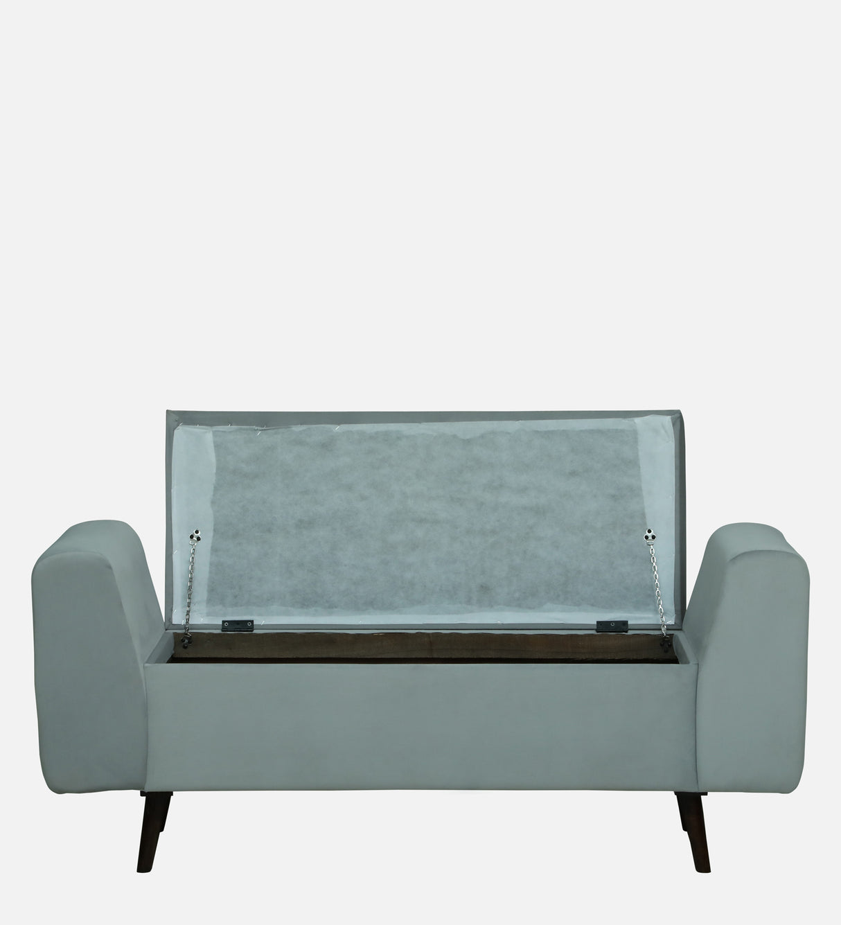 Mayor Upholstered Ottoman Bench With Storage - 12 Months Warranty(Grey)