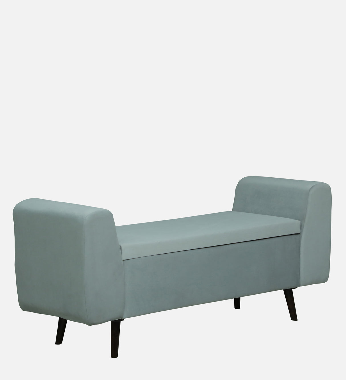 Mayor Upholstered Ottoman Bench With Storage - 12 Months Warranty(Grey)