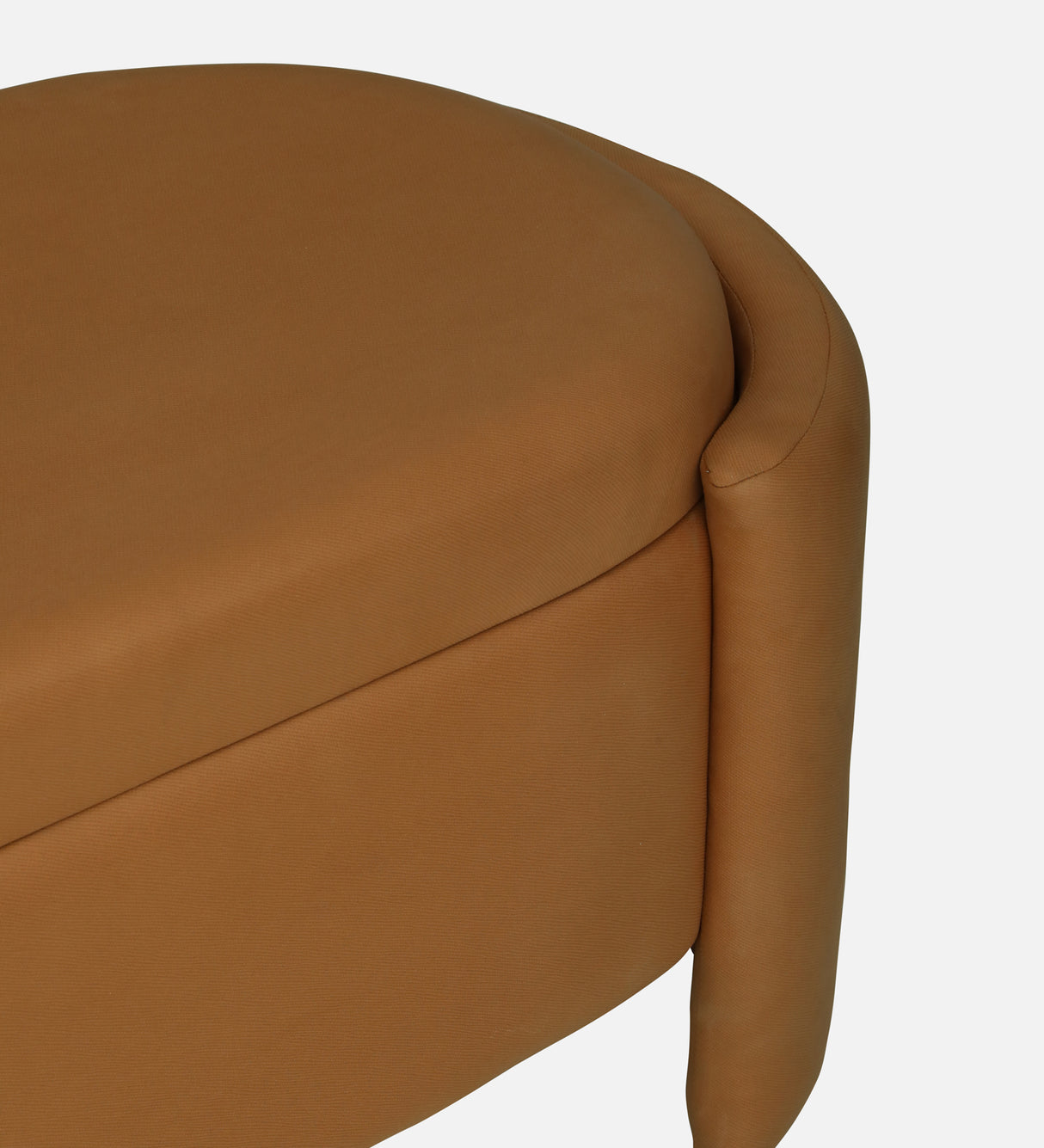 LOUISE Upholstered Ottoman Bench With Storage - 12 Months Warranty(SAFFRON)