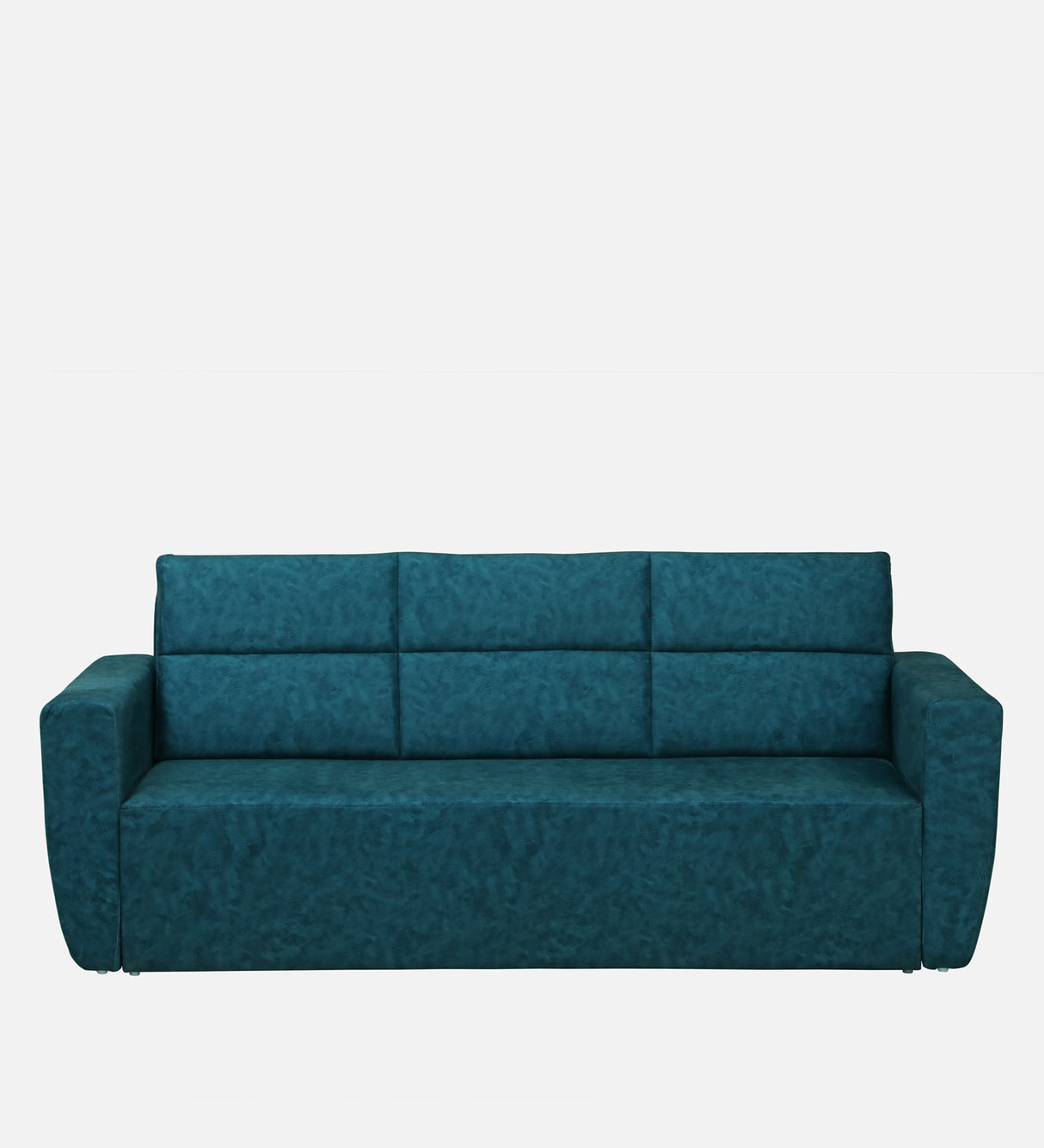 Roman Three Seater Upholstered Sofa Velvet - 12 Months Warranty - Ocean Suede