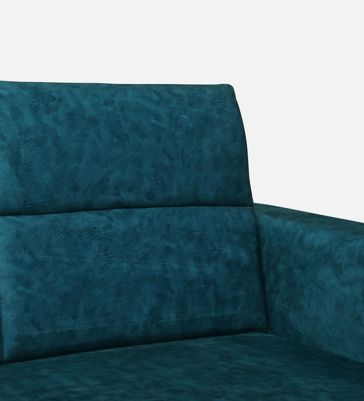 Roman Three Seater Upholstered Sofa Velvet - 12 Months Warranty - Ocean Suede