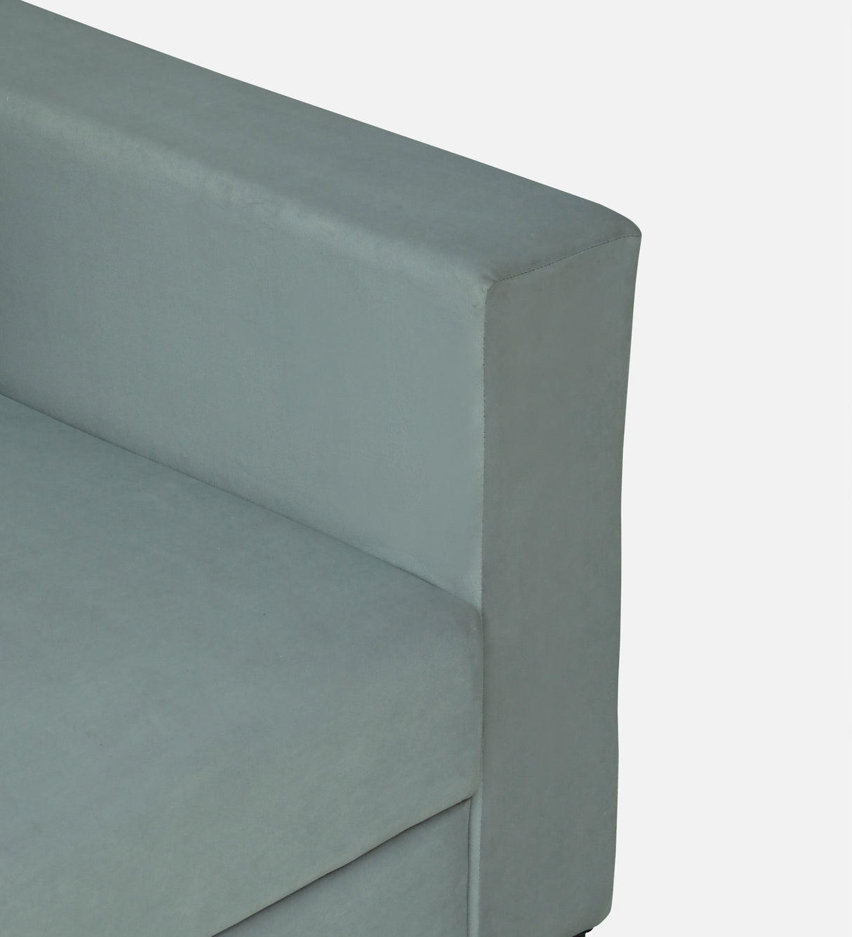 OOTY Three Seater Upholstered Sofa Velvet - 12 Months Warranty - GREY