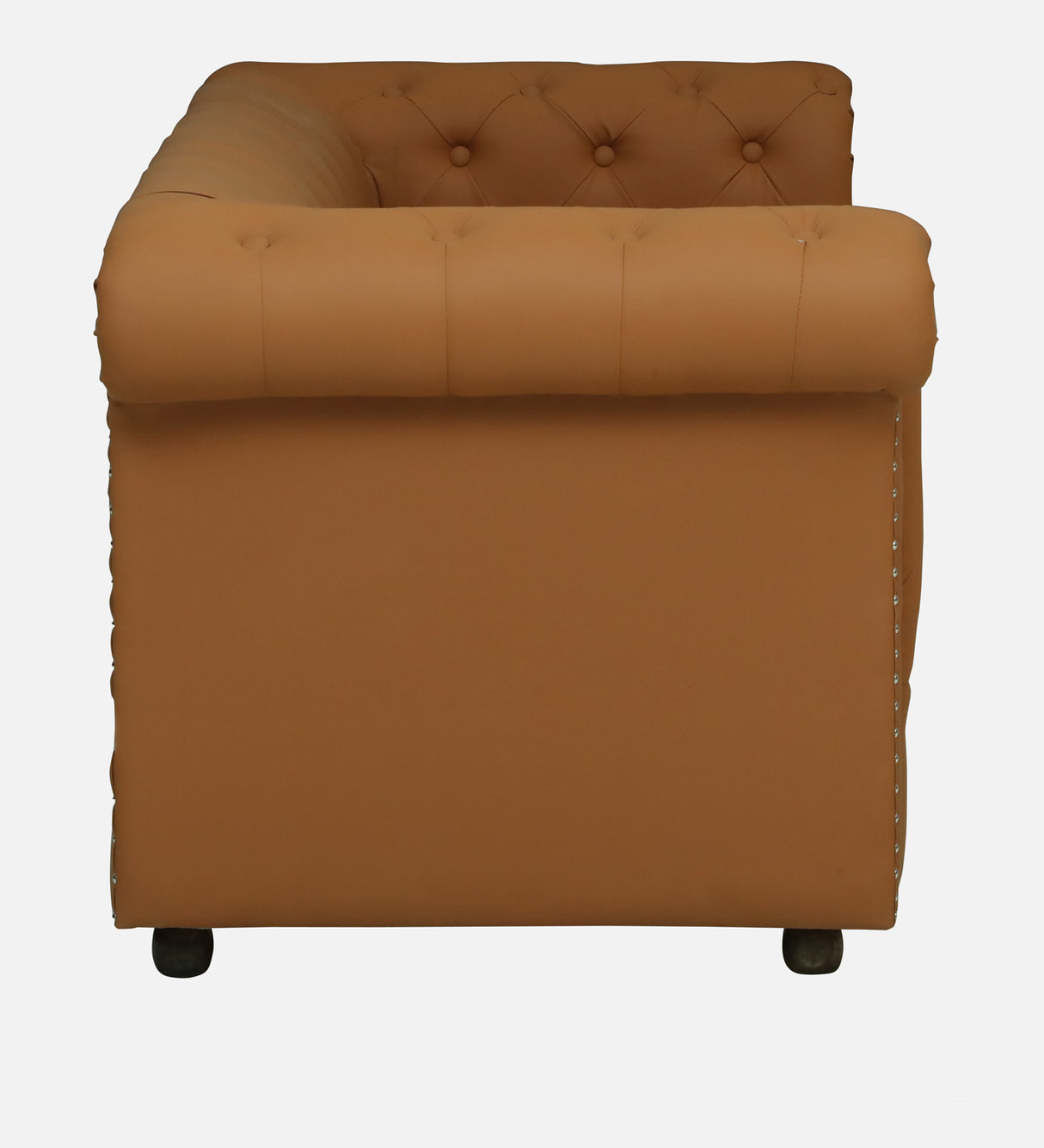 RAJ Three Seater Upholstered Sofa Leatherette - 12 Months Warranty - SAFFARON