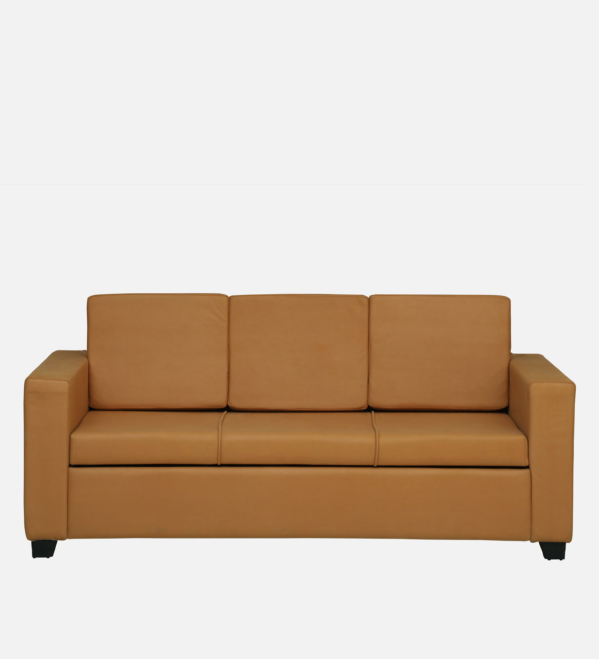 GOA Three Seater Upholstered Sofa With Storage - 12 Months Warranty - SAFFARON