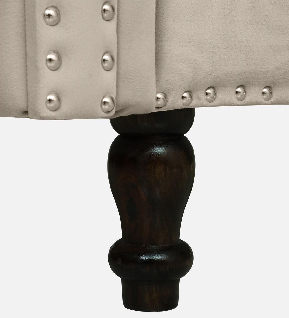 FABRIO Upholstered Ottoman Bench With Storage - 12 Months Warranty - Cream