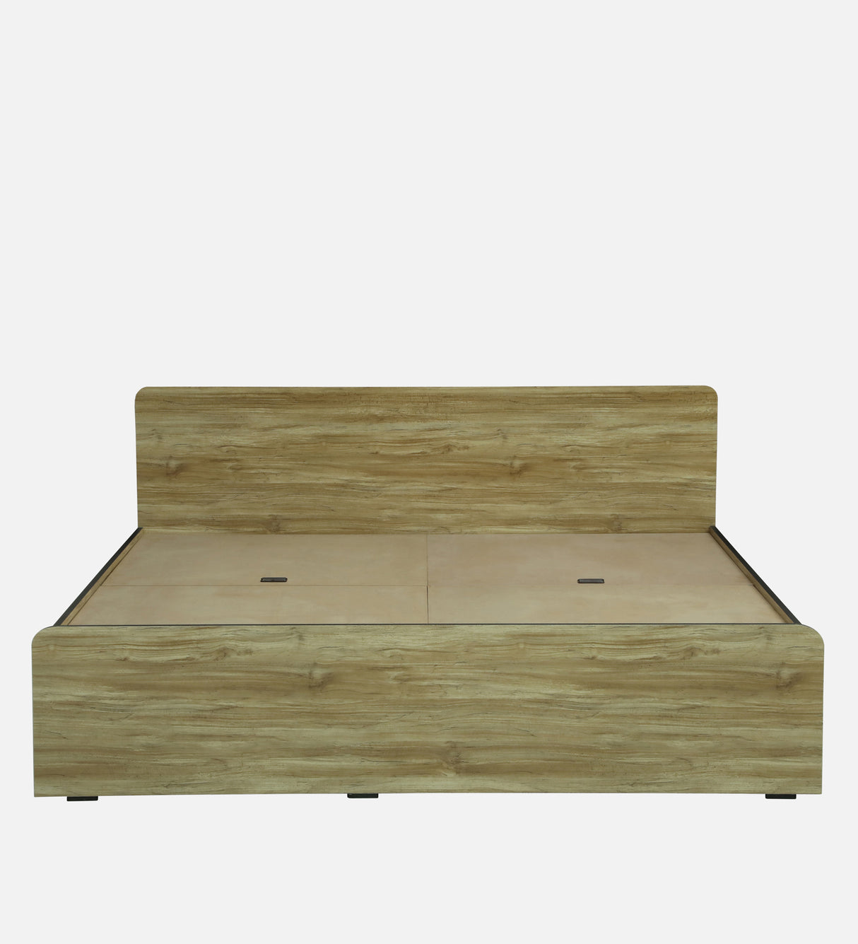 SMITH Engineered Wood Bed with Box Storage (STONE) - 12 Months Warranty