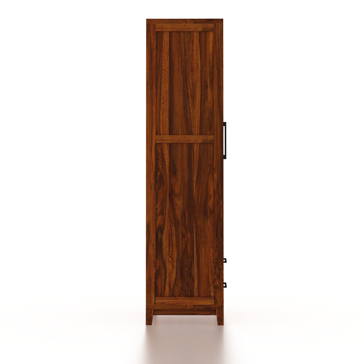 Cosmos Solid Sheesham Wood Wardrobe With Two Doors and Two Drawers - 3-Year Warranty