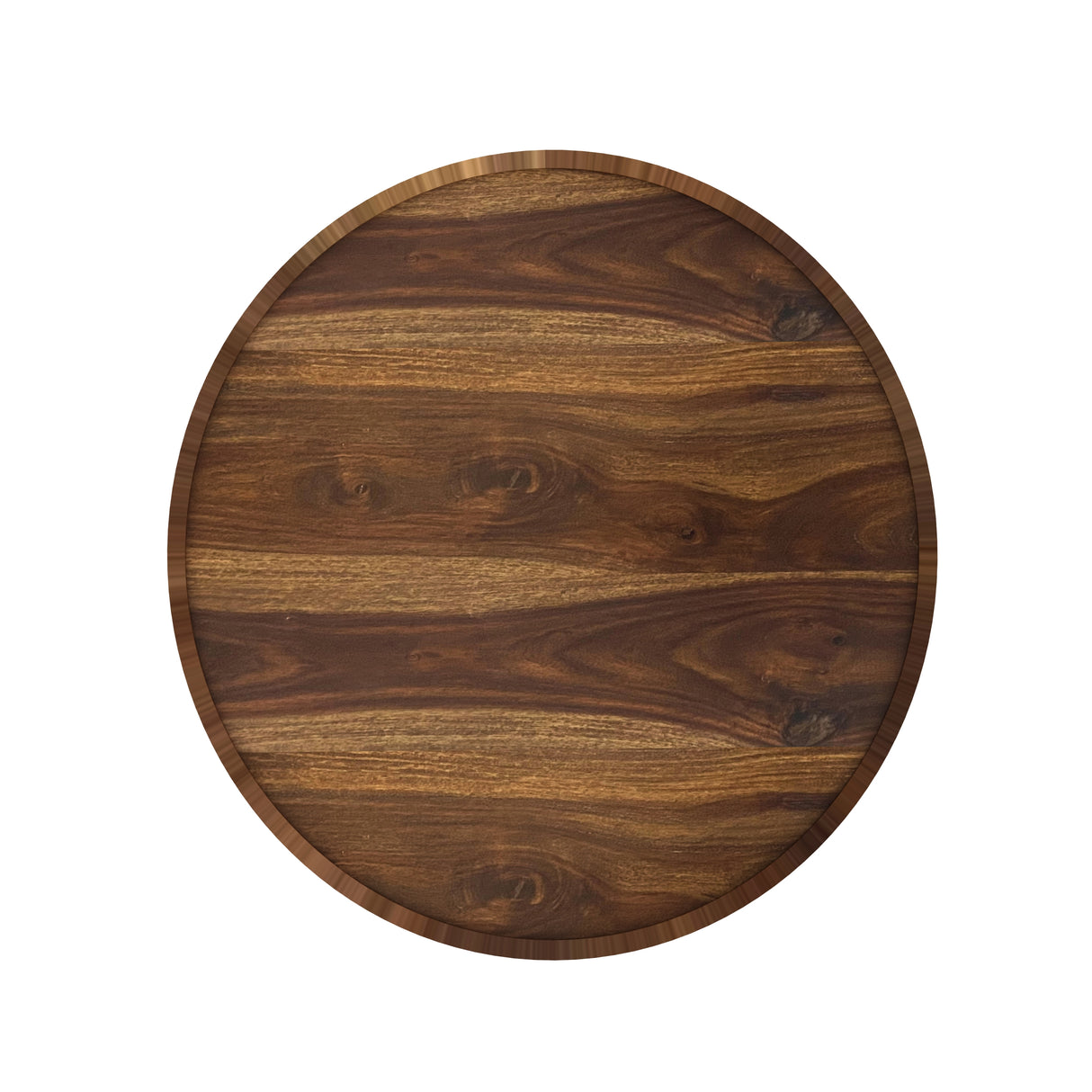 Round Solid Sheesham Wood Coffee Table - 3 years Warranty