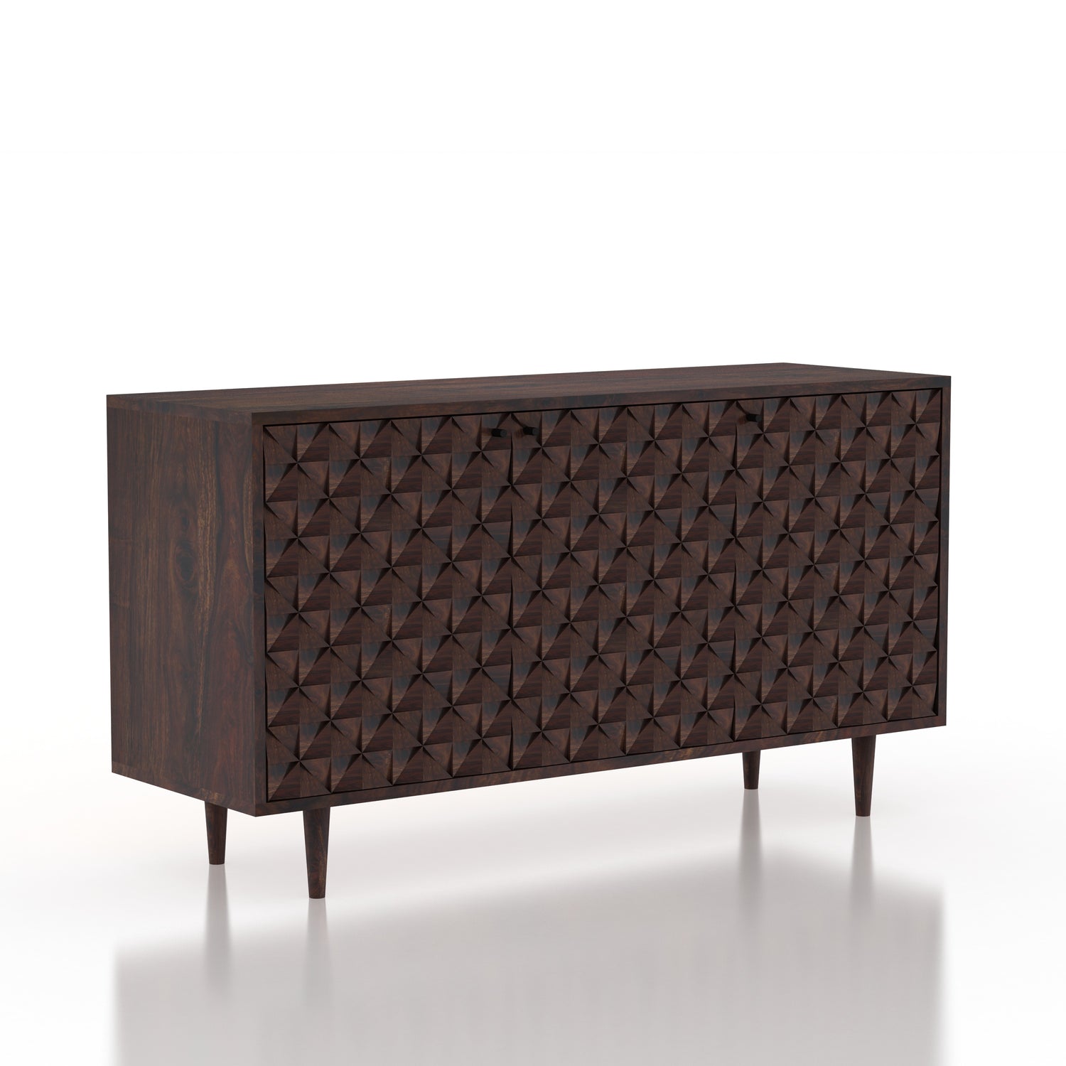 Raj Solid Sheesham Wood Sideboard Storage Unit - 3 Years Warranty