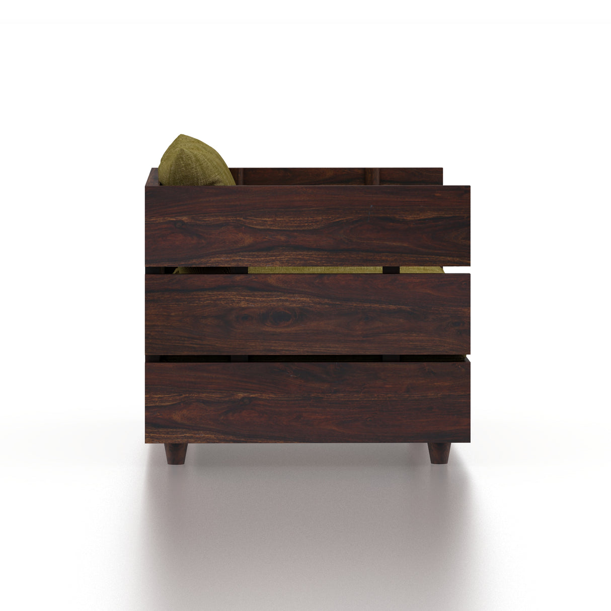 Cairo Solid Sheesham Wood 2 Seater Sofa - 3 Year Warranty (LUXE EDITION)