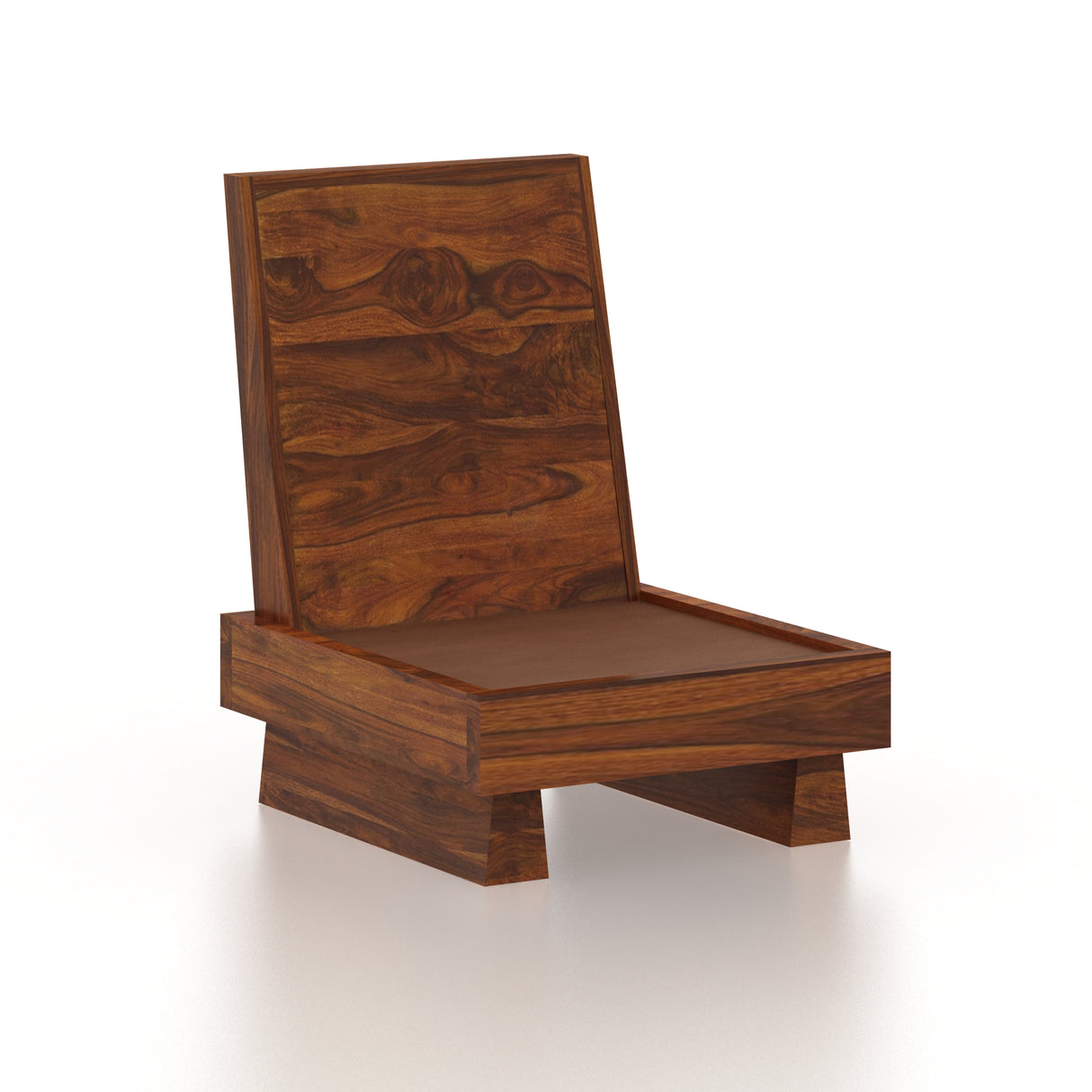 RONNY Solid Sheesham Wood Single Seater Sofa - 3 Year Warranty (LUXE EDITION)