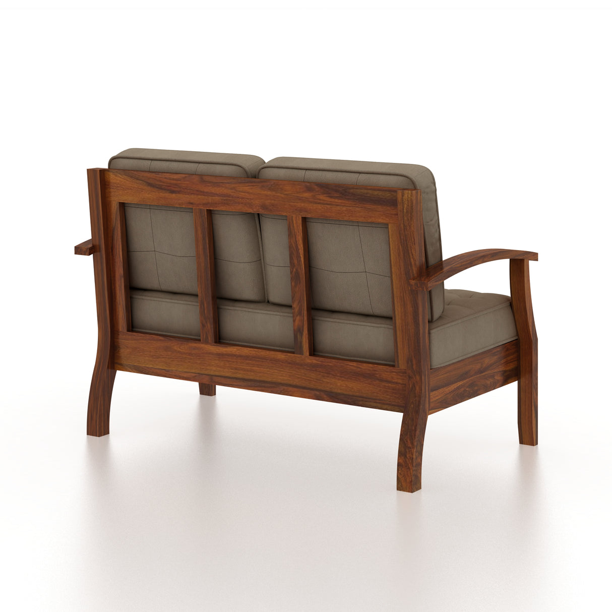 RAYON Solid Sheesham Wood 2 Seater Sofa - 3 Year Warranty (LUXE EDITION)