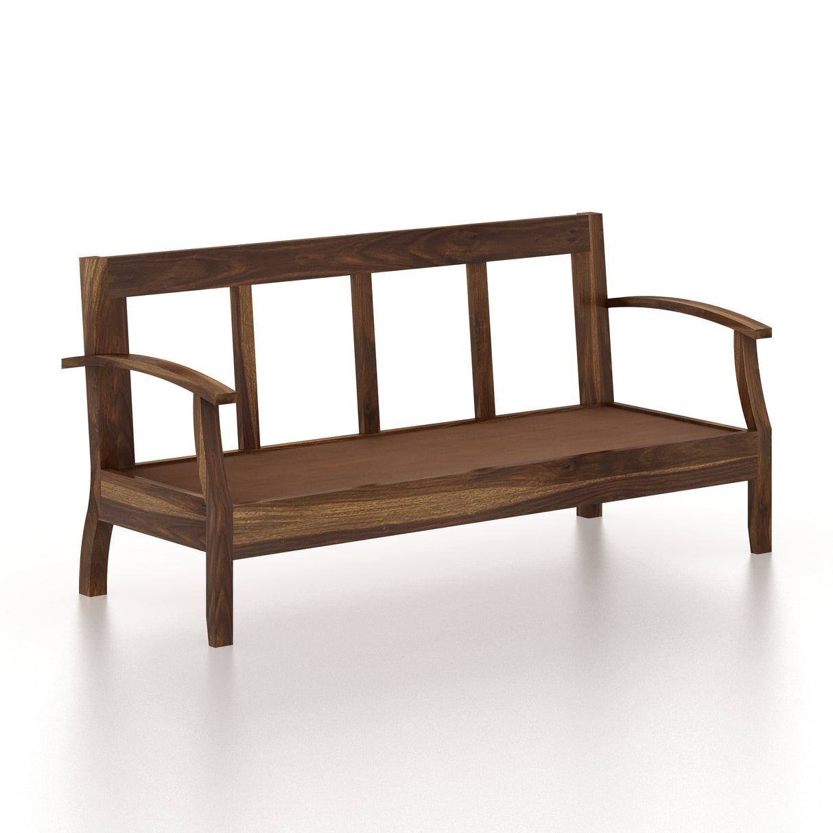 RAYON Solid Sheesham Wood 3 Seater Sofa - 3 Year Warranty (LUXE EDITION)