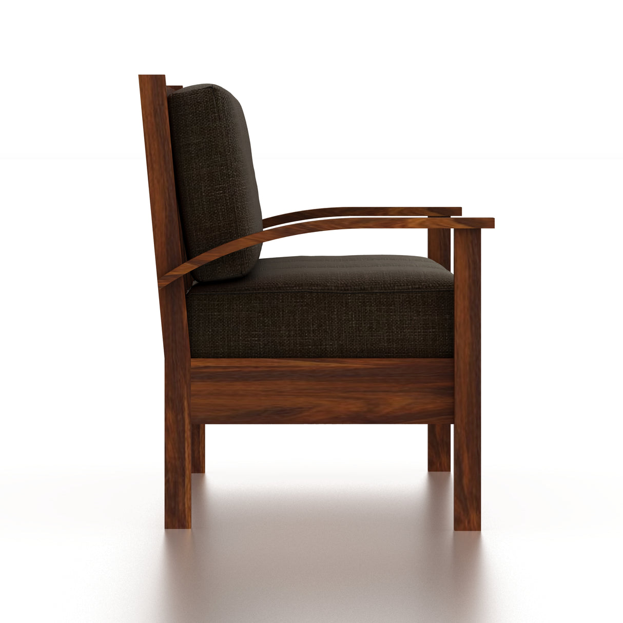 DELTA Solid Sheesham Wood 3 Seater Sofa - 3 Year Warranty (LUXE EDITION)