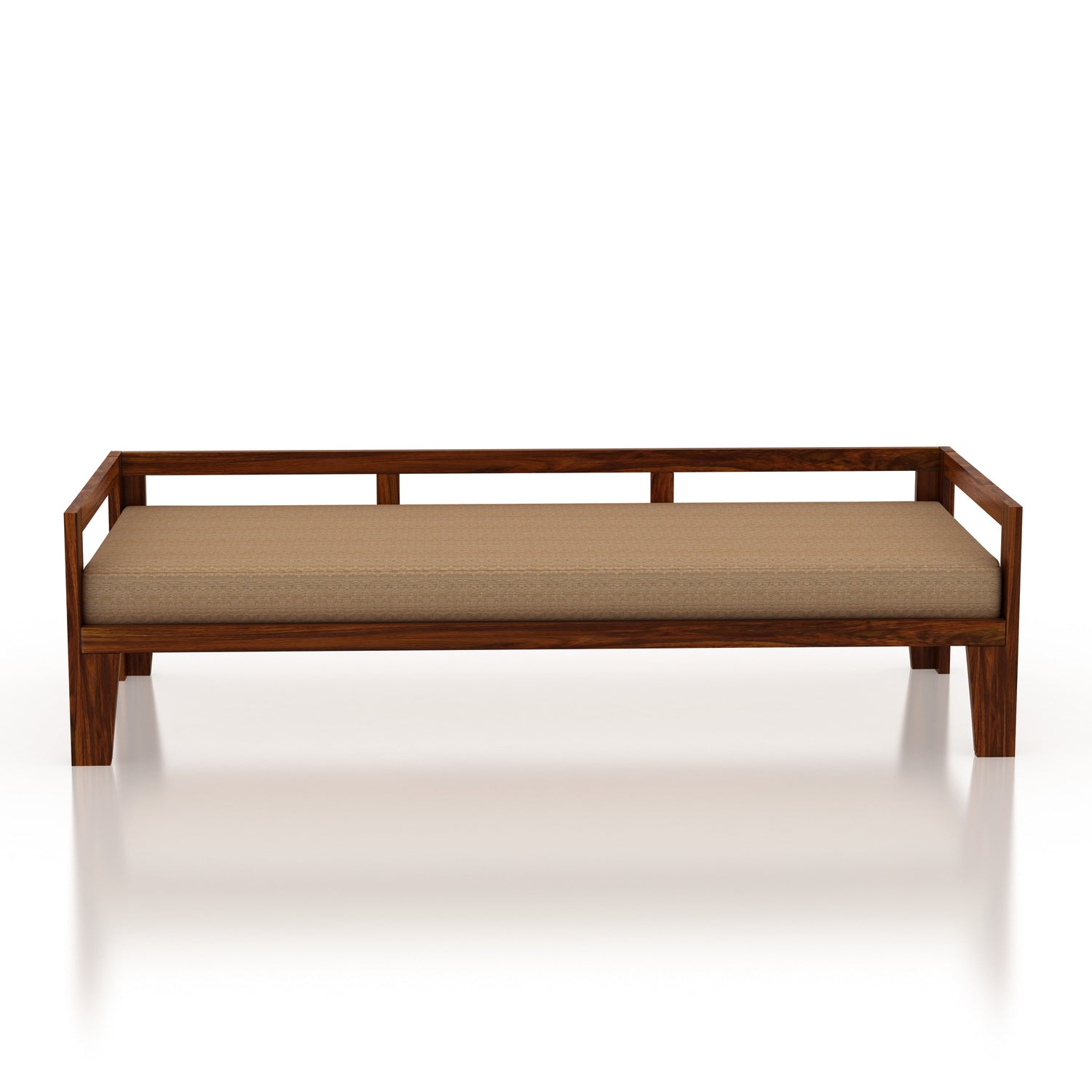 Foster Solid Sheesham Wood Divan Cum Sofa - 3 Years Warranty