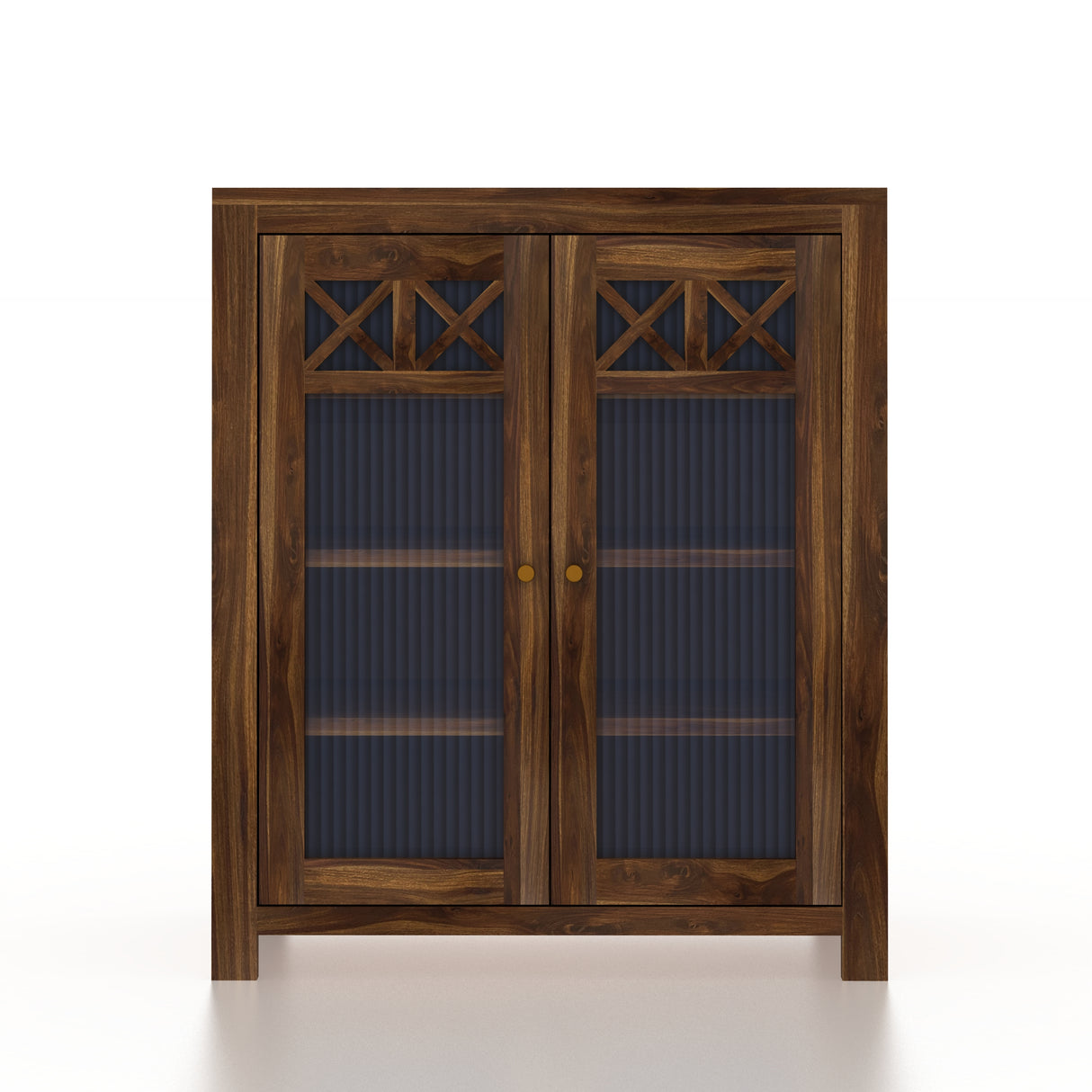 LYON Solid Sheesham Wood Shoe Rack Cabinet - 3 Years Warranty