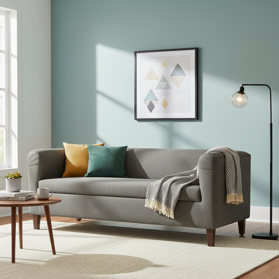 VENUS Three Seater Upholstered Sofa Velvet - 3 Years Warranty