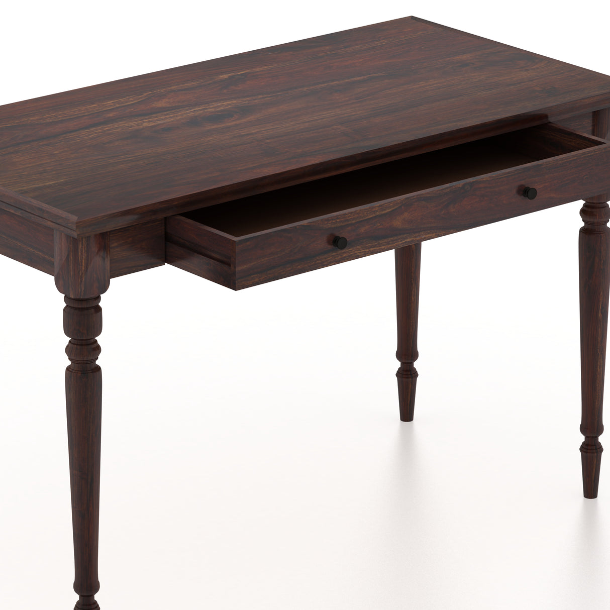 Pillar Solid Sheesham Wood Study Table - 3 Years Warranty