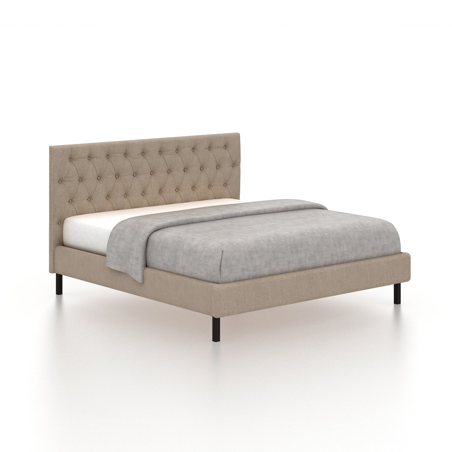 Fabrio Upholstered Without Storage Bed-3 years Warranty(LUXE EDITION)