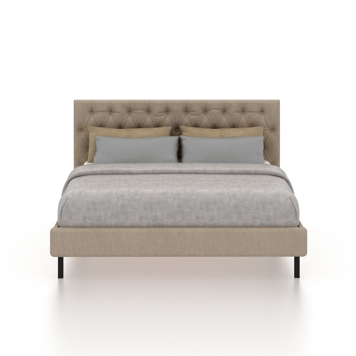 Fabrio Upholstered Without Storage Bed-3 years Warranty(LUXE EDITION)