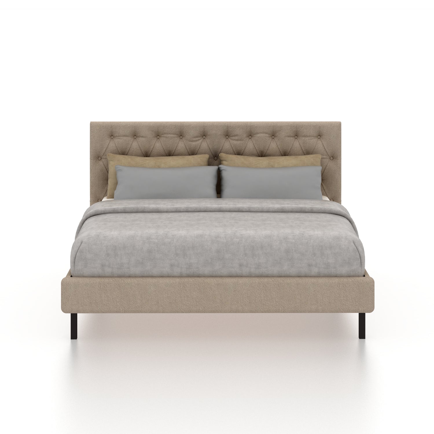 Fabrio Upholstered Without Storage Bed-3 years Warranty(LUXE EDITION)