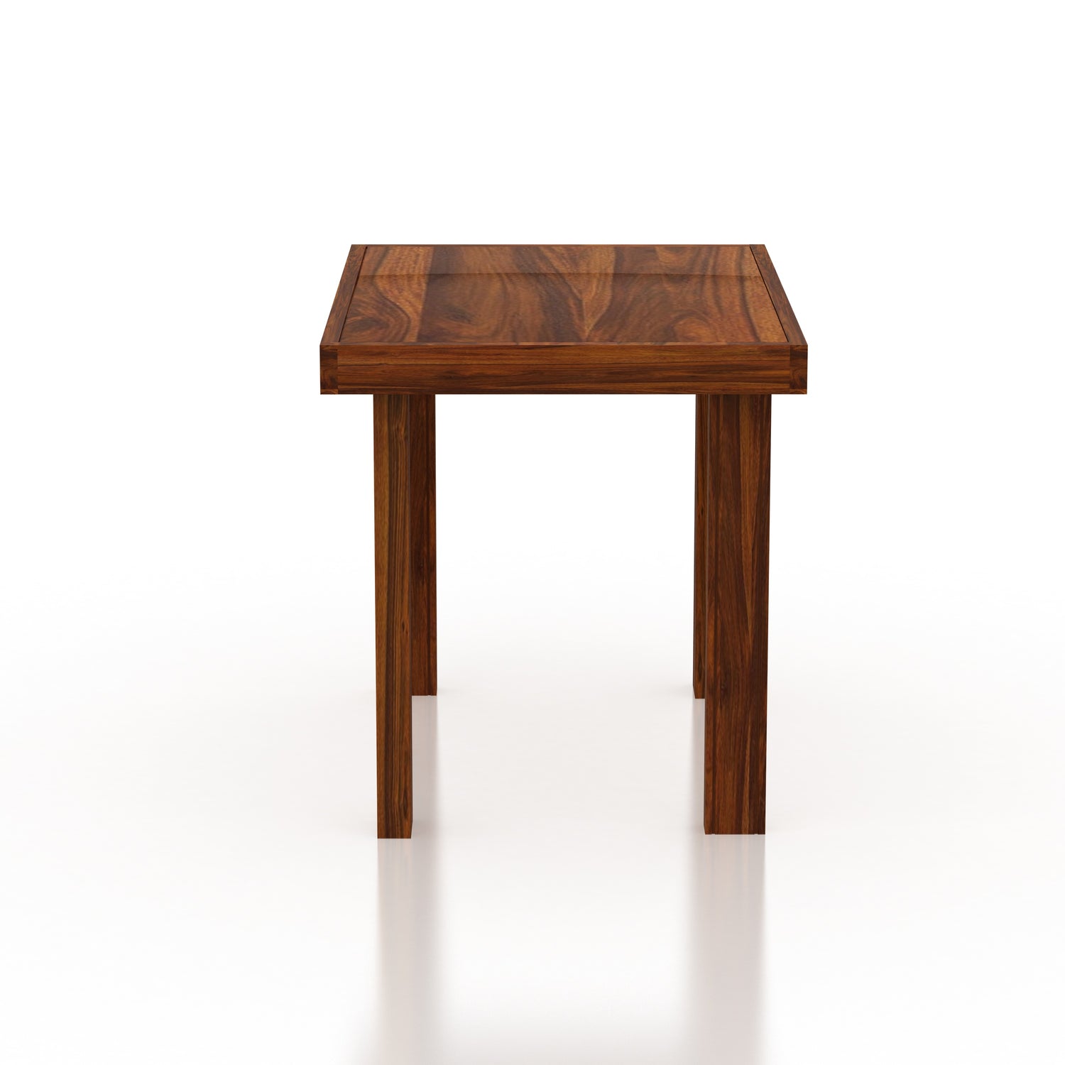 Cairo Solid Sheesham Wood 2 Seater Dining Table Set - 3 Years Warranty