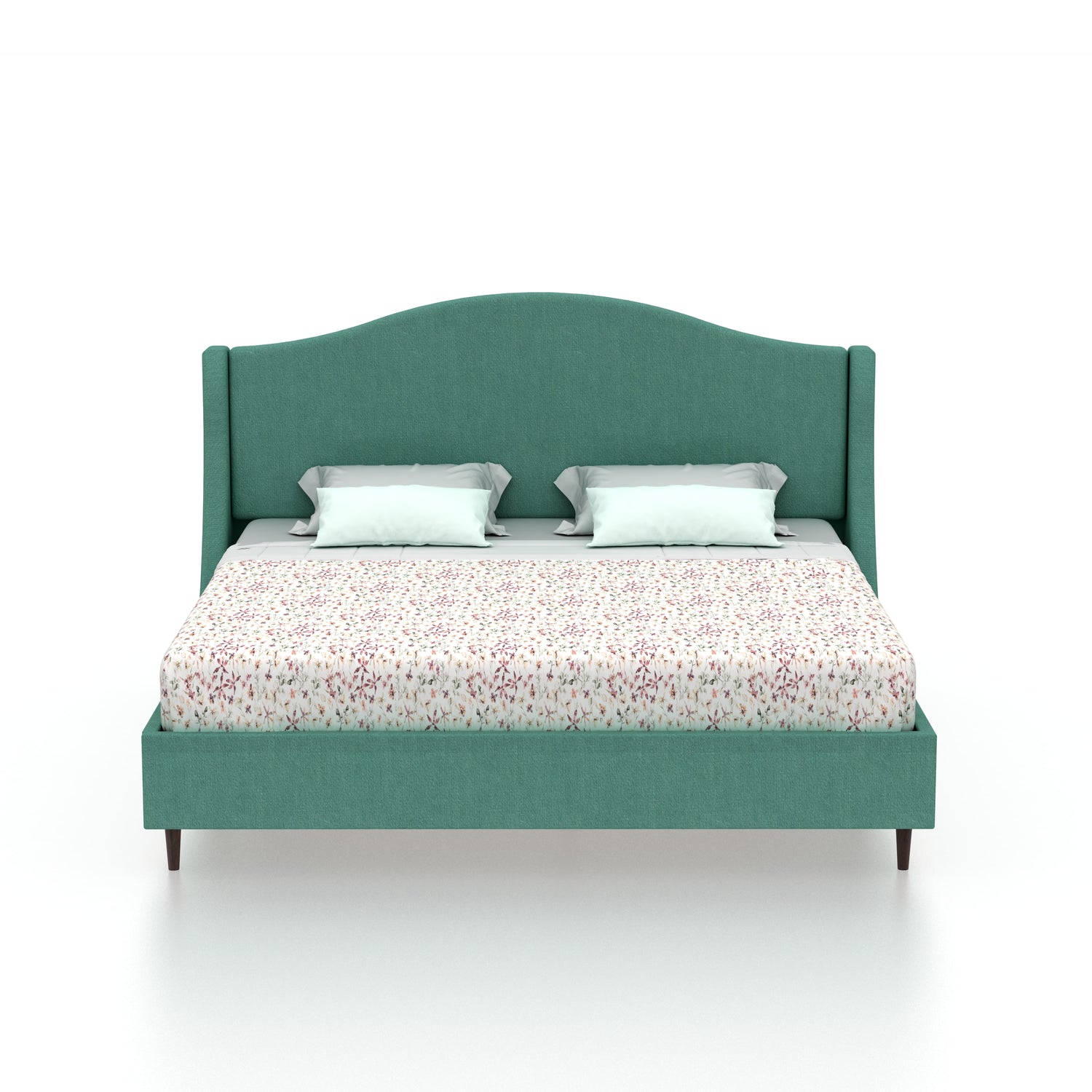 Maron Upholstered Without Storage Bed-3 Years Warranty(LUXE EDITION)