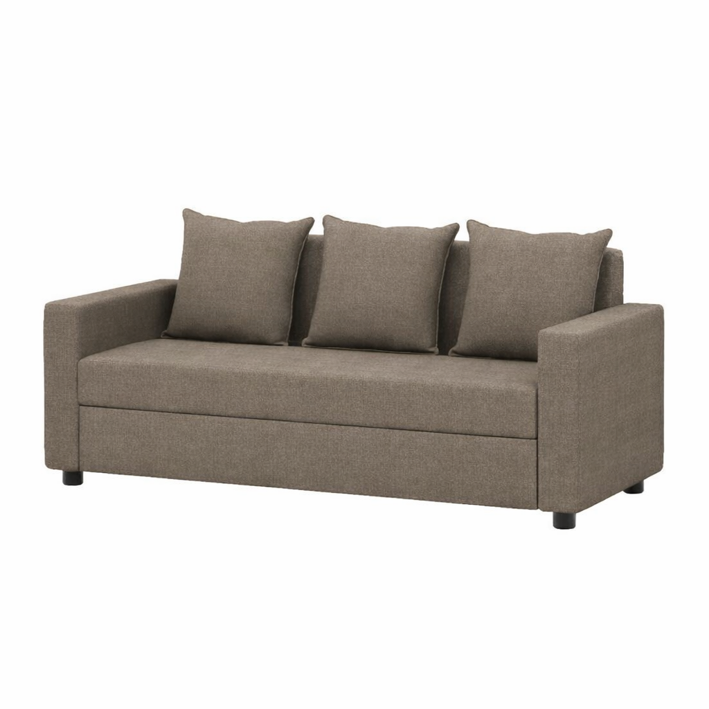 OOTY Three Seater Upholstered Sofa Velvet - 3 Years Warranty