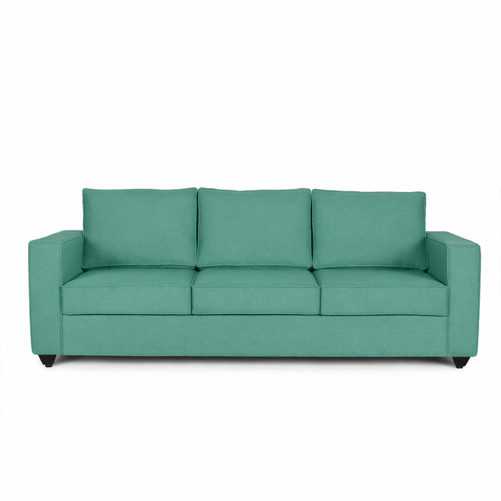 GOA Three Seater Upholstered Sofa Velvet - 3 Years Warranty