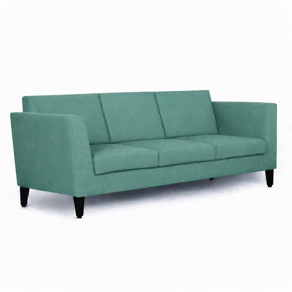 MANALI Three Seater Upholstered Sofa Velvet - 3 Years Warranty